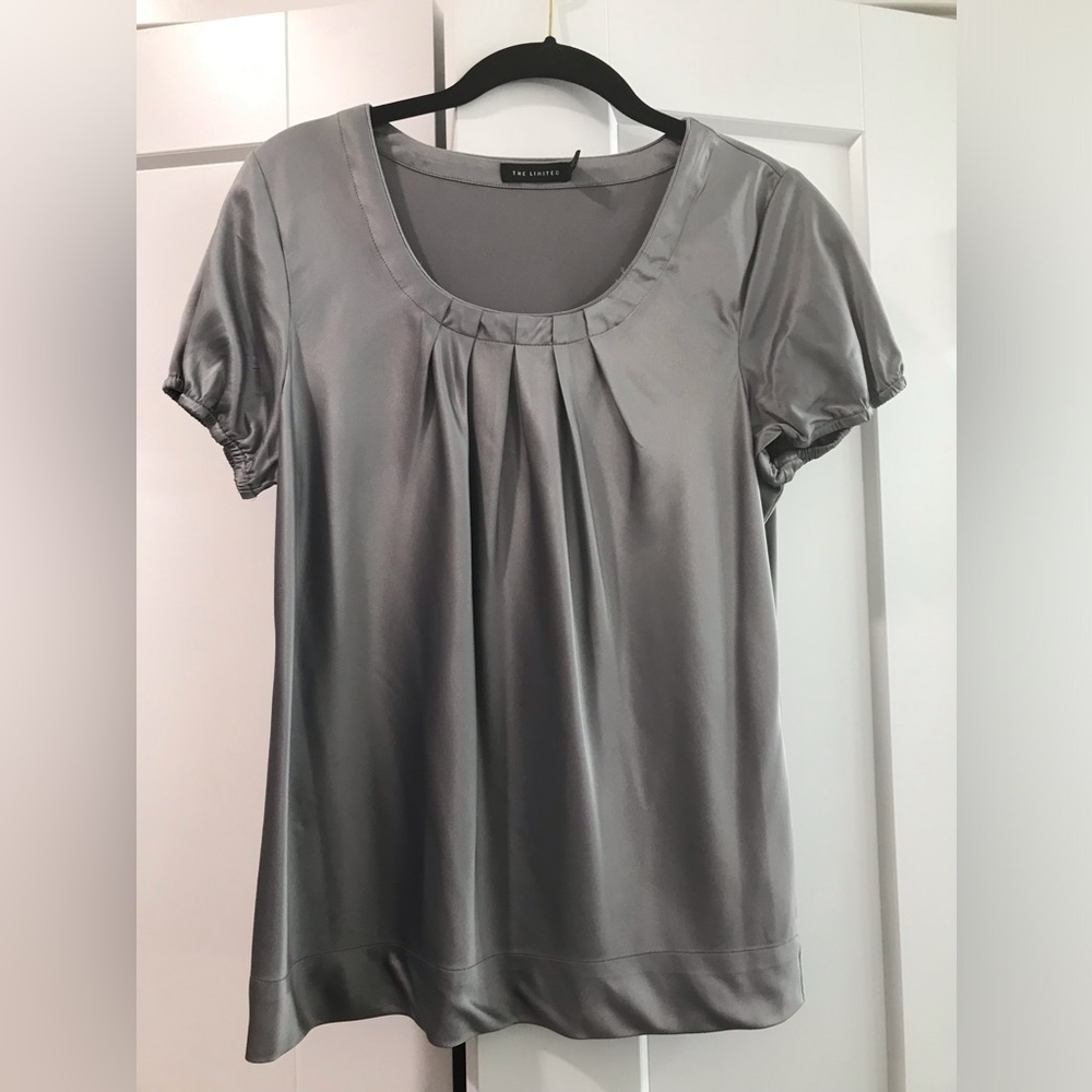 Silver Top by The Limited